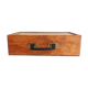 Wooden sliding box with handle