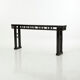 Table console en bois laque noire, style asiatique du XXeme siècle