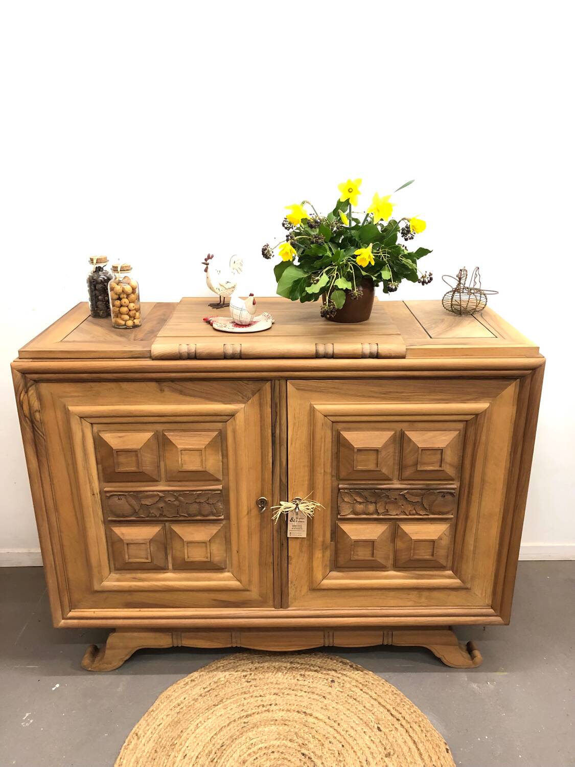 Buffet art déco brutaliste