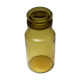 Amber vintage color glass jar