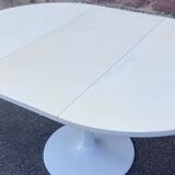 Modular table with cast iron tulip leg system brand jer fonderie chenesseau orléans 1970