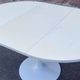 Modular table with cast iron tulip leg system brand jer fonderie chenesseau orléans 1970
