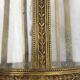 Lantern round brass and glass 1900 Louis XVI