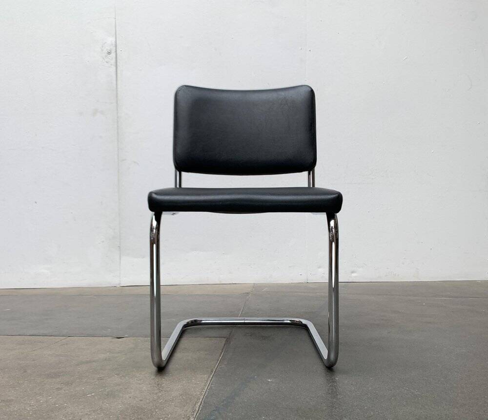 German cantilever chair Mi-century S32 by Marcel Breuer & Mart Stam for Thonet, 1970s