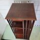 Mahogany revolving bookcase