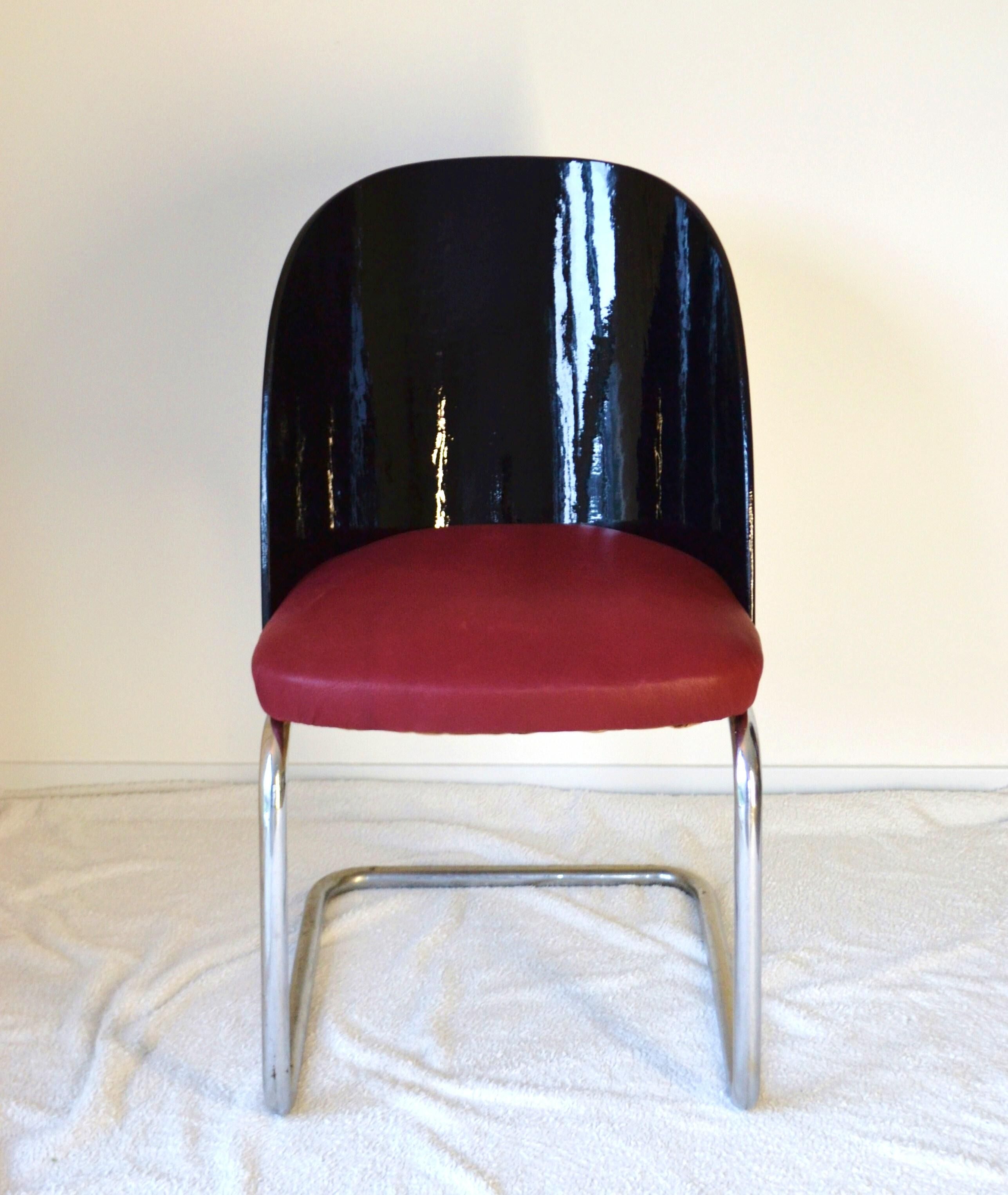 Chaise de style Bauhaus Thonet B247 années 1930