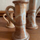 Stoneware candle holders