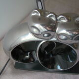 Vintage lamp the cats
