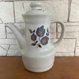 Saint Amand enameled stoneware coffee maker, Sologne decor