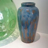 Vase in enamelled sandstone Pierrefonds