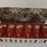 Set of 6 new Arques crystal glasses