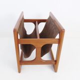 Teak magazine rack by Aksel Kjergaard for Salin Mobler