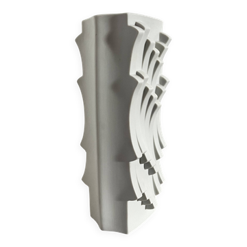 Vintage Bisque Porcelain Vase by Heinrich Fuchs for Hutschenreuther, 1960