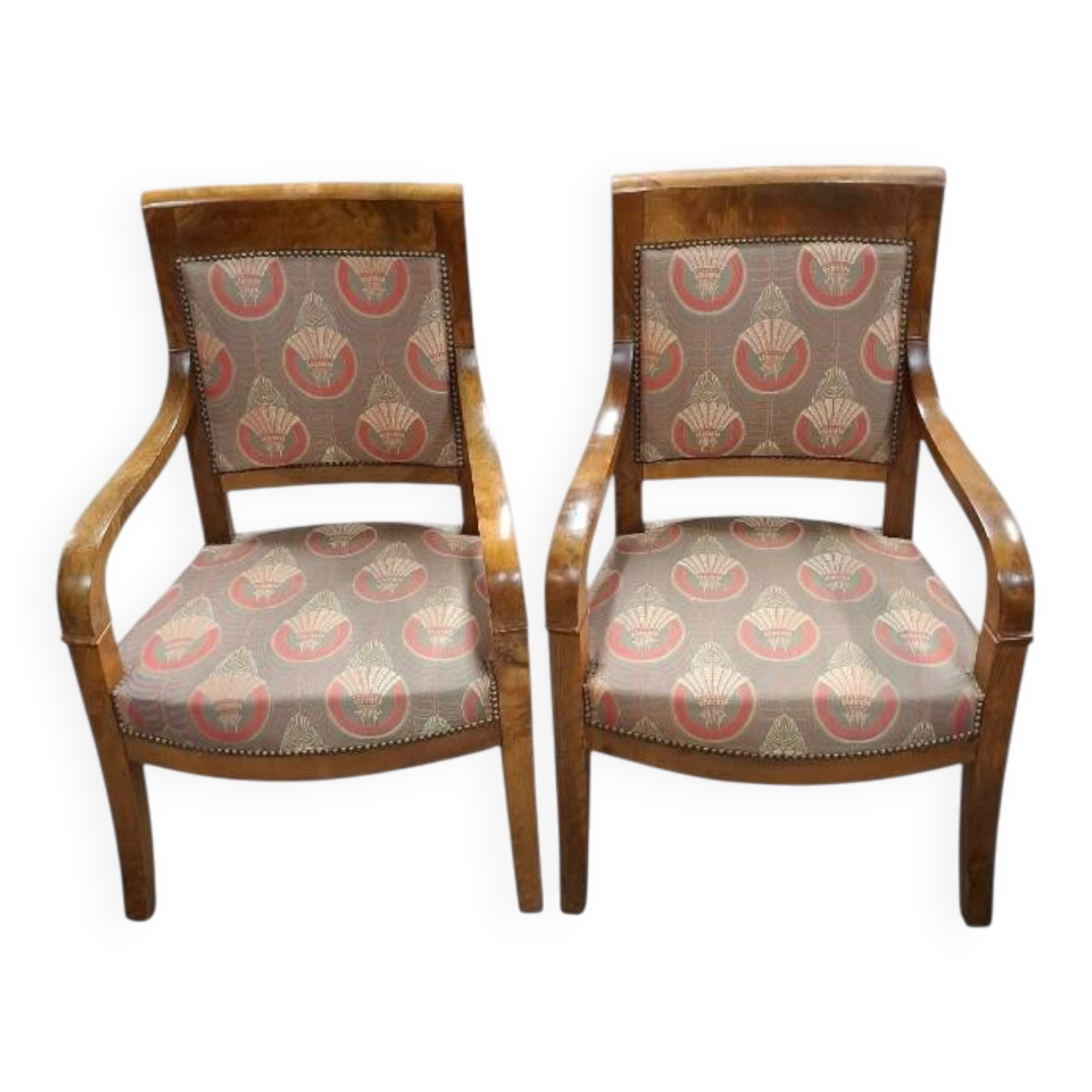 Pair of restoration armchairs