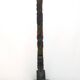 Poliarte Brutalist Italian Wrought Iron and Color Raw Glass Floor Lamp, 60
