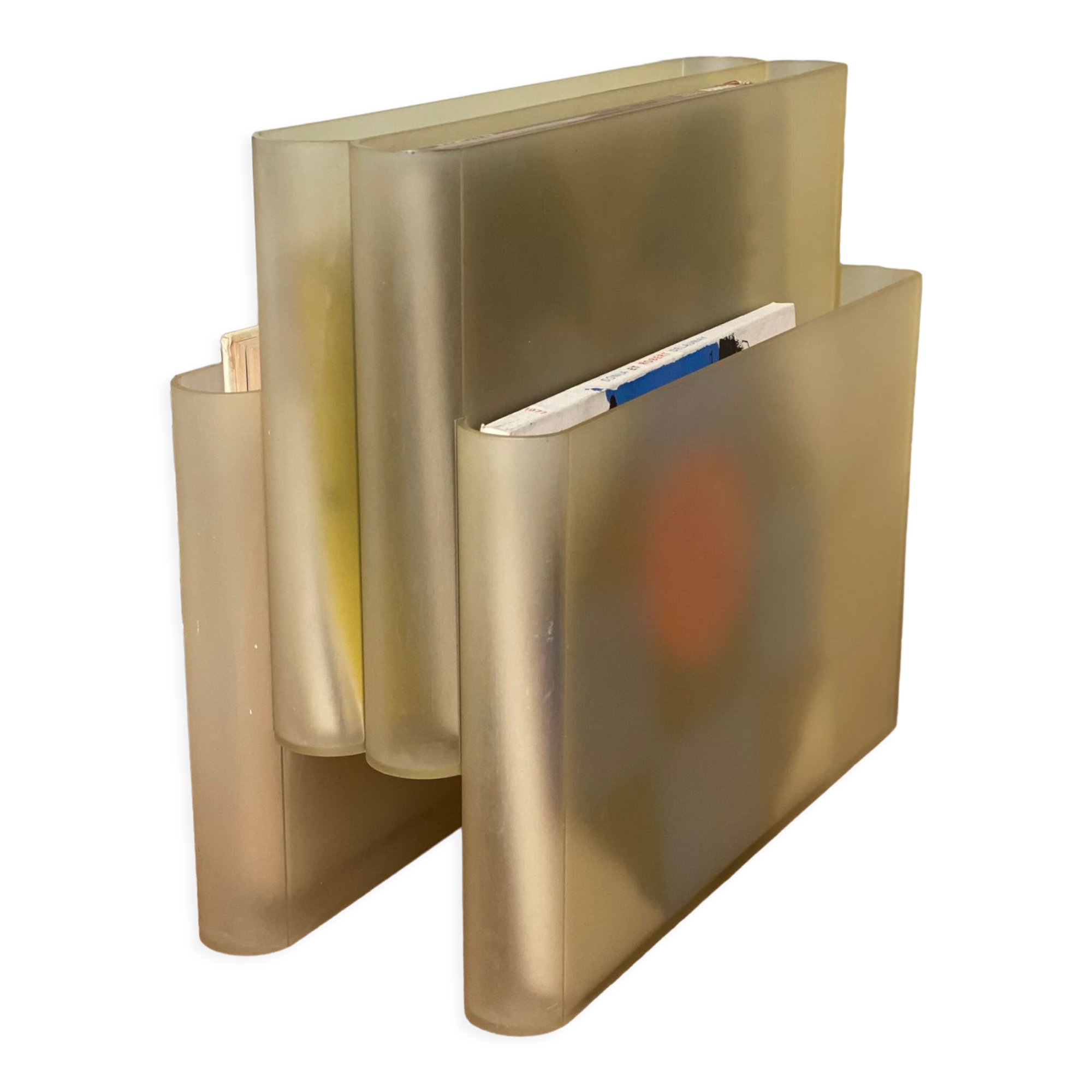 Giotto Stoppino magazine holder for Kartell - 1970