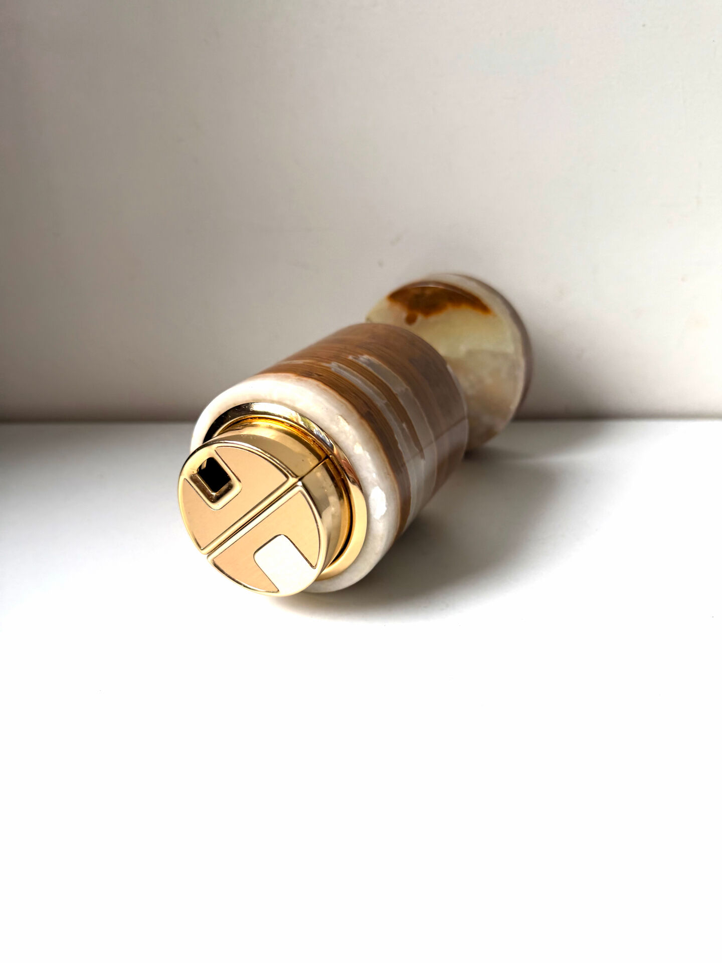 Vintage SAROME Japan Marble Onyx Table Lighter