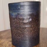 Small ceramic roller vase by Louis Yves Bonnet