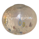 Contemporary Murano Style Clear With Murrise Multicolors Pendant