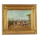 Ancient painting "The Neapolitan Tarantella" oil on canvas 19th century