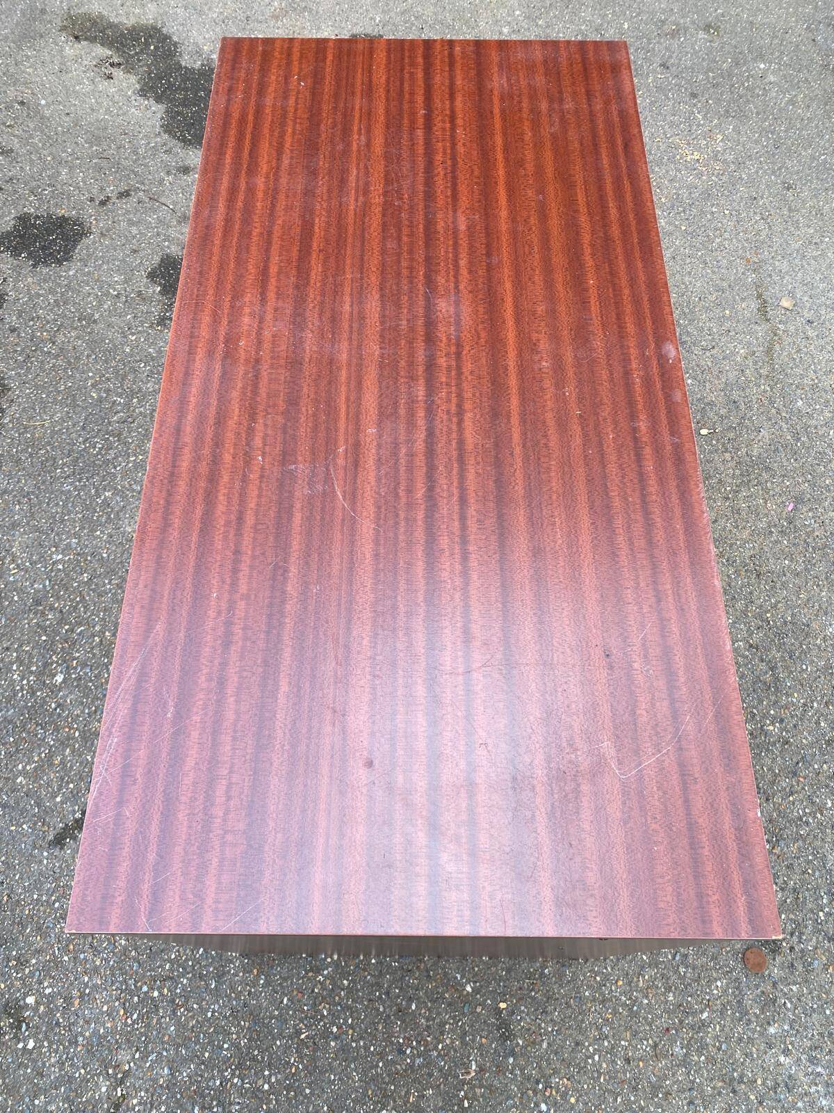 Vintage Scandinavian desk Gauthier boat 1980 in wood