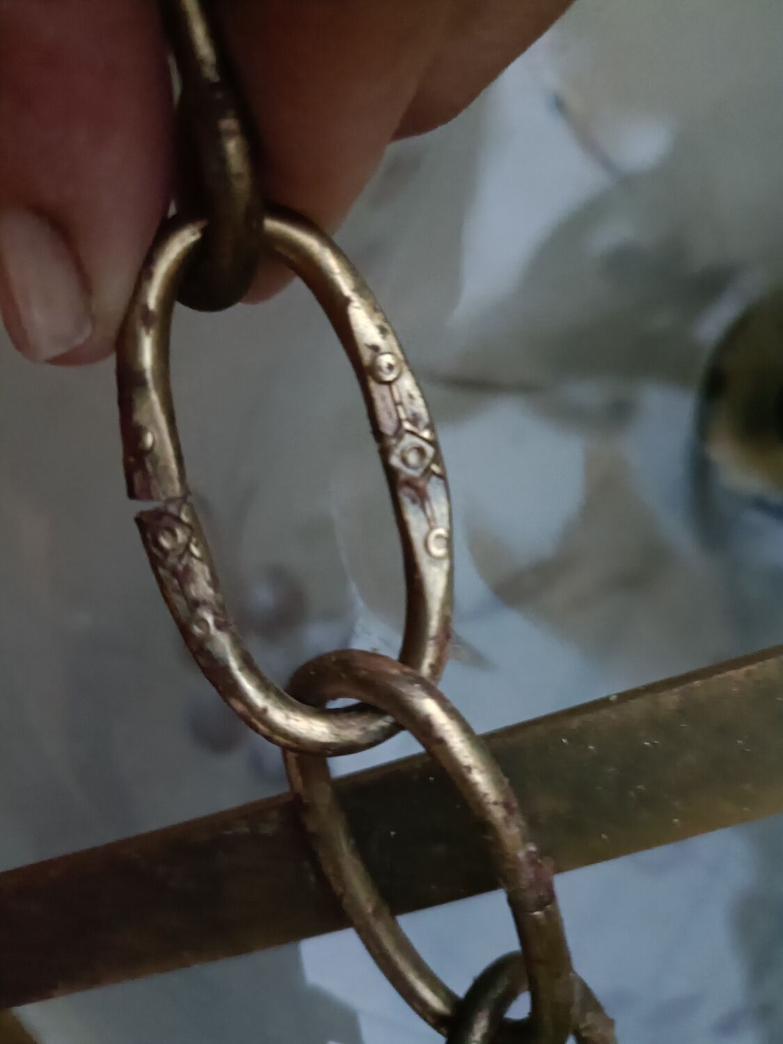 Vintage Art Nouveau style pendant light