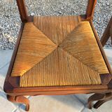 Suite of 6 Louis XV-style mulched chairs