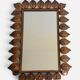 Spanish Mid-Century Wrought Iron Mirror with Foliage Frame, Circa 1950s