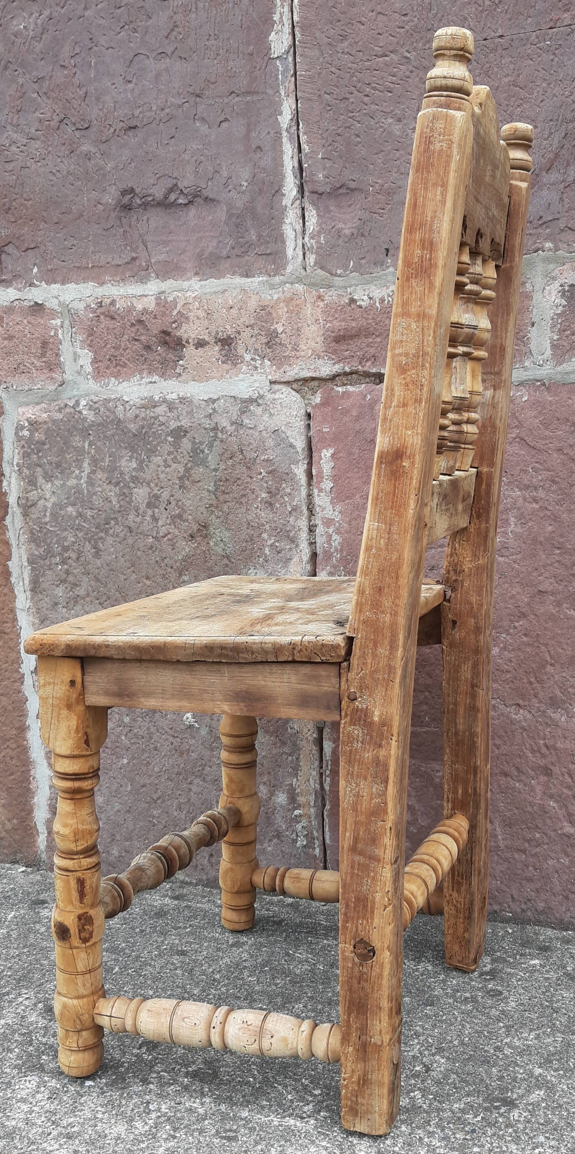 Antique wooden chair.