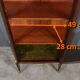 Mahogany Showcase, Transition Louis XV Louis XVI style – 1900