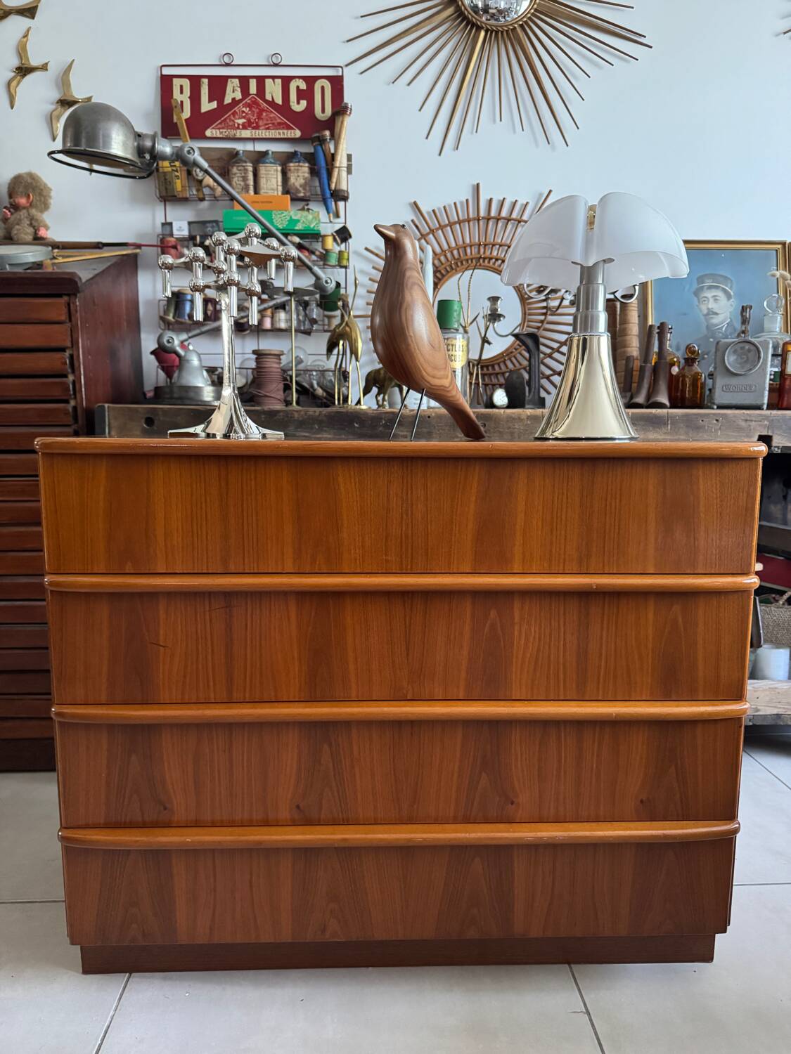 Commode vintage en teck