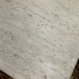 Vintage travertine coffee table in the 70s