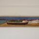 Swedish Oil on Canvas – “Boat” by Thord Leonard – Vintage & Framed