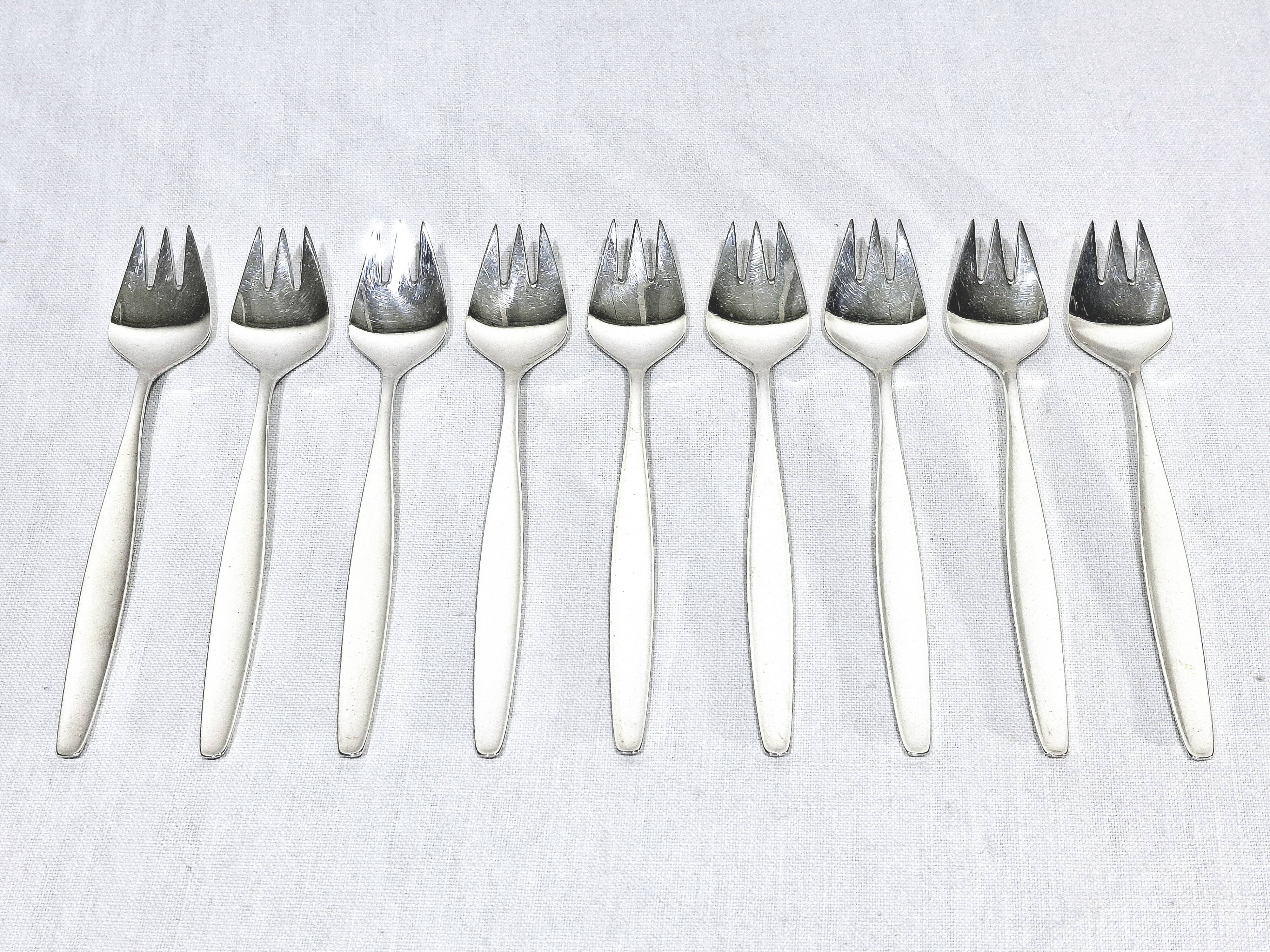 Georg jensen cutlery - cypress model - 133 pieces, sterling silver