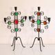 Pair of Swedish candlesticks from Ystad metall 1970