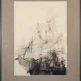 Abstract Compositions - Watercolours - Set of 3 - Joan CLARET