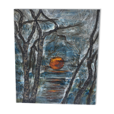 Sunset terracotta wall ceramic