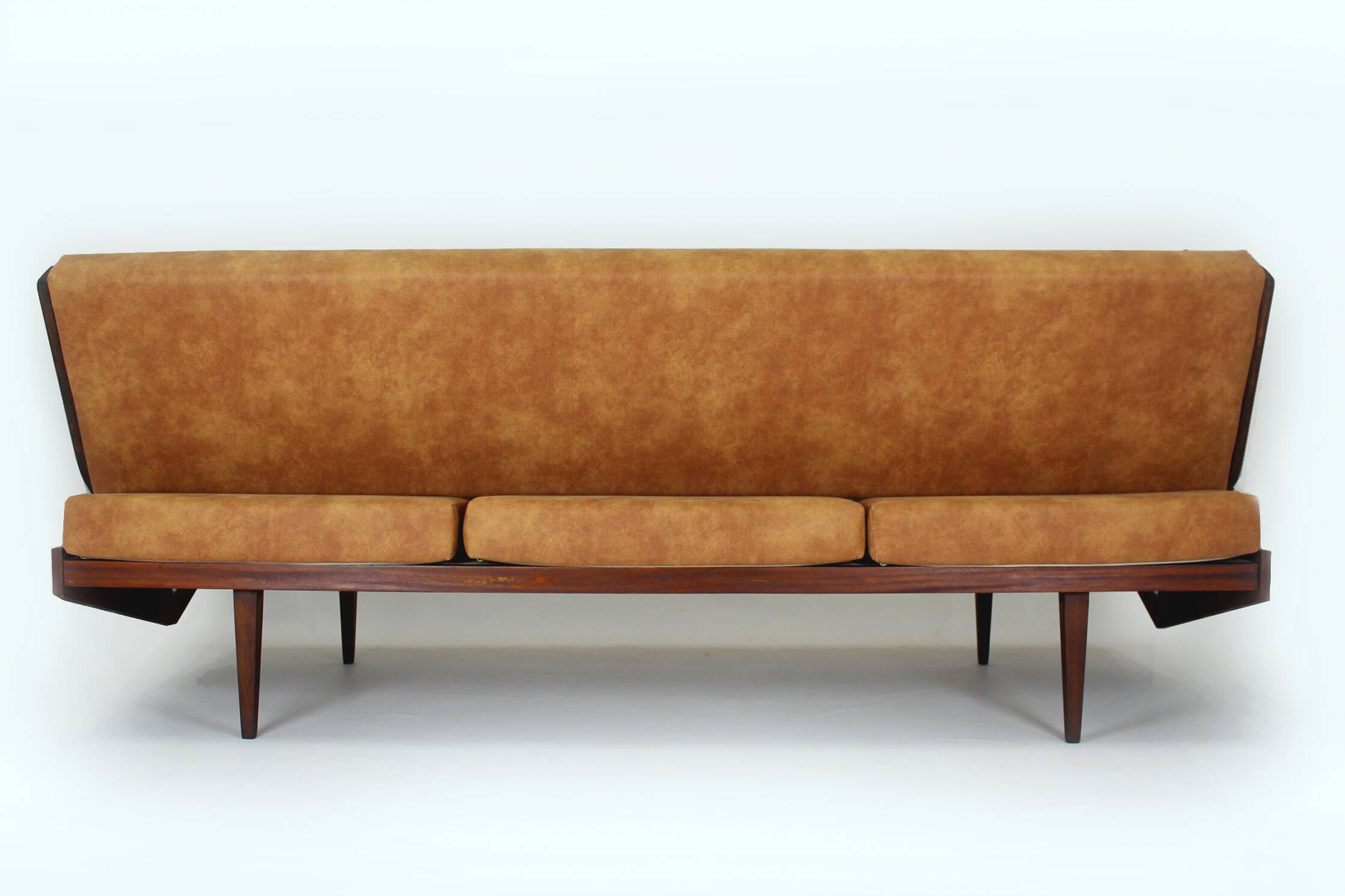 Restored Mid-Century Convertible Sofa from Opp Drevovyroba, 1970s