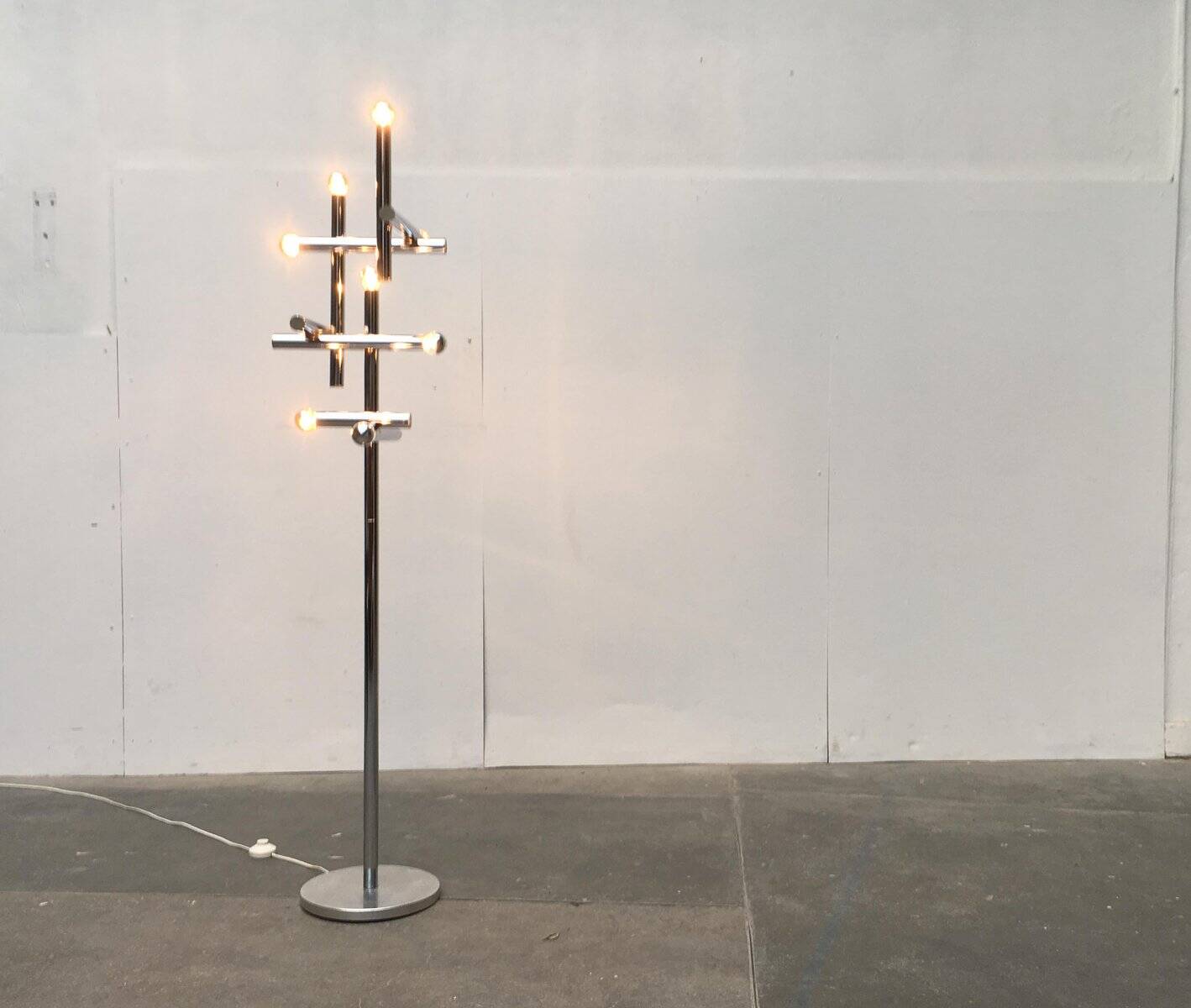 Swiss Space Age floor lamp by Temde