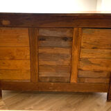 Commode en noyer xviiieme siecle