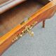 bureau plat ancien en marqueterie style louis xv