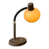 Space Age mushroom table lamp by Herda