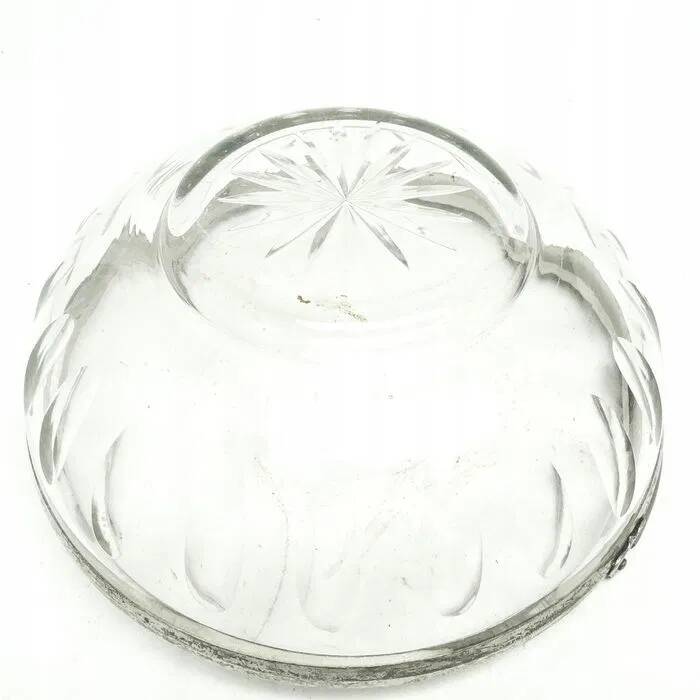 R1w crystal plate art deco viennese cut