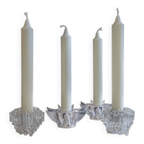 Set of candlesticks from the 70s.