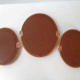 Vintage triptych mirror
