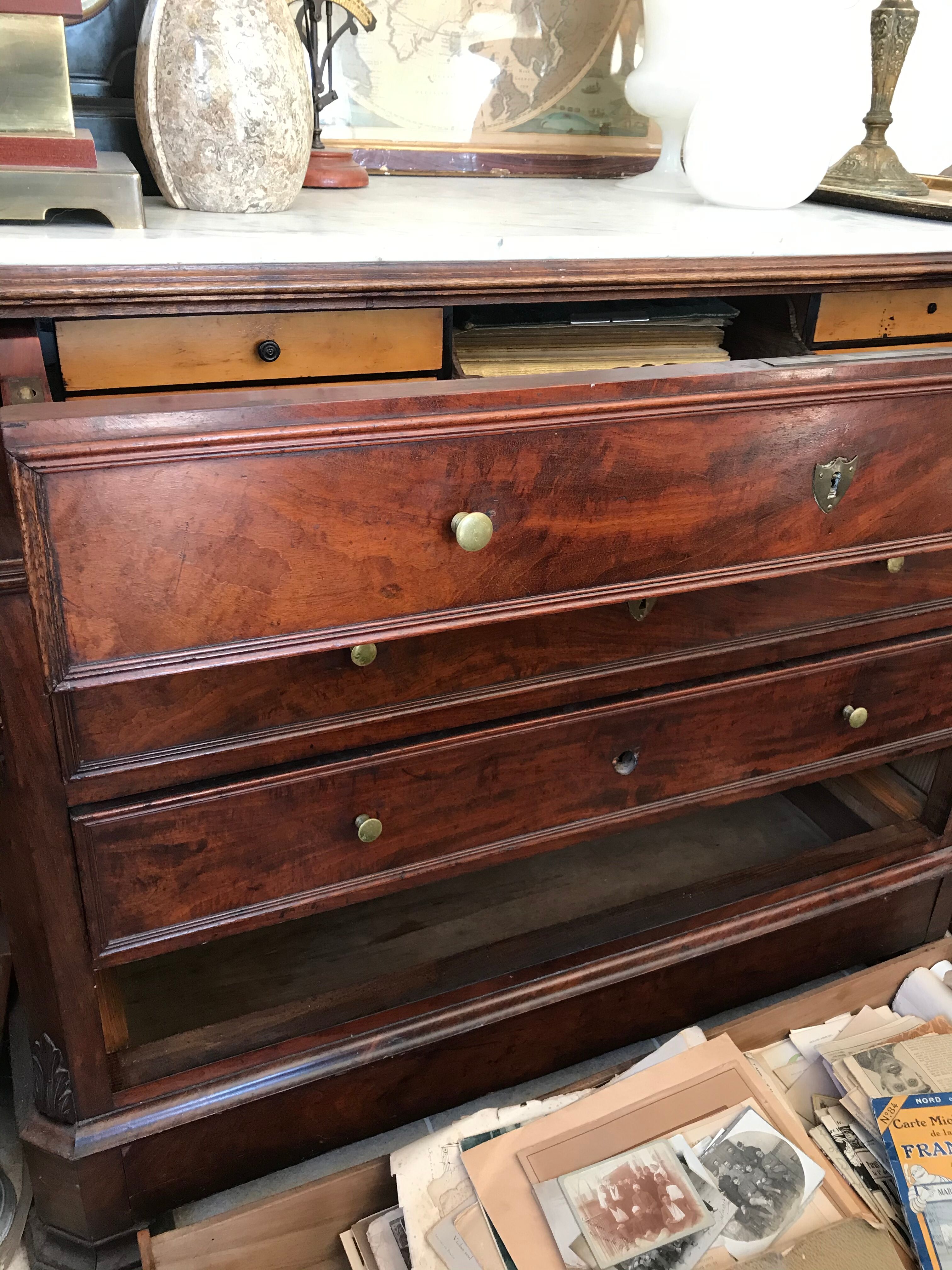 Chest of drawers old secretary