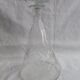 Carved blown glass decanter