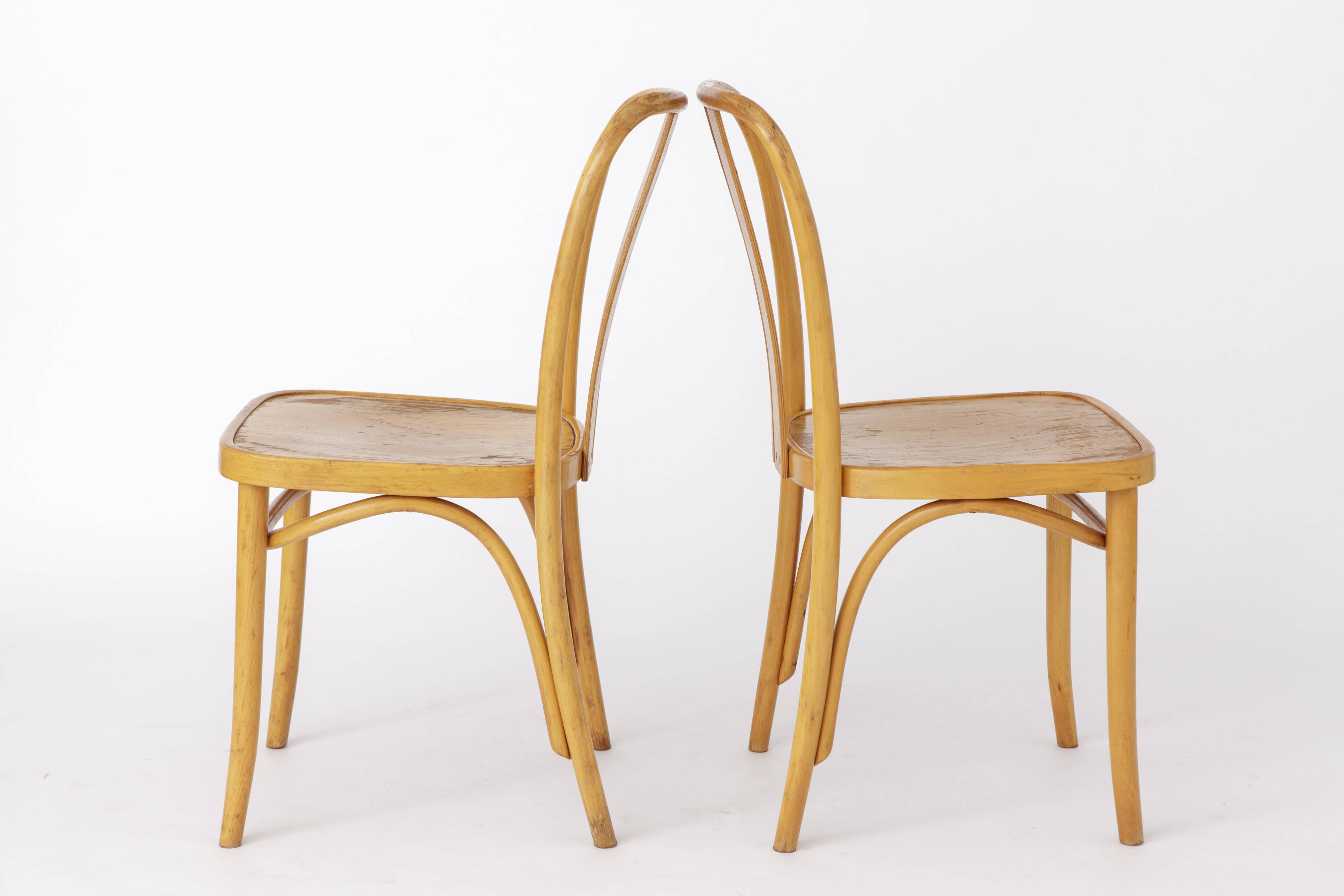 2 Vintage IKEA Chairs Lena by Radomsko 1970s Bentwood