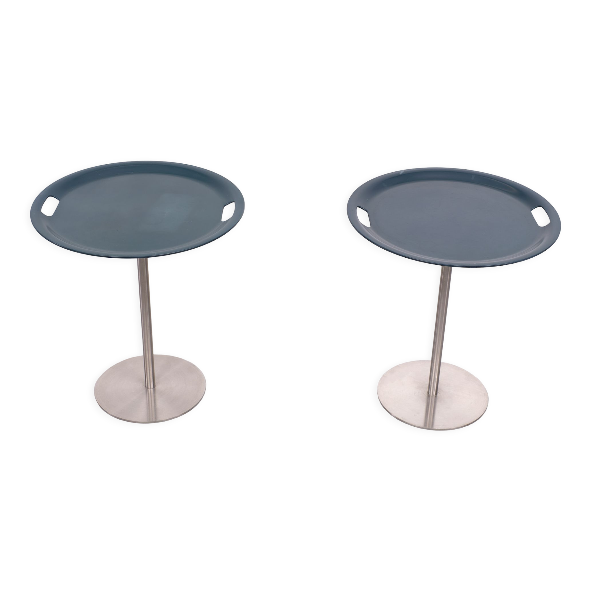 Tables Petrol Blue by Jasper Morrison