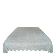 Couvre lit 2 personnes crochet fait main